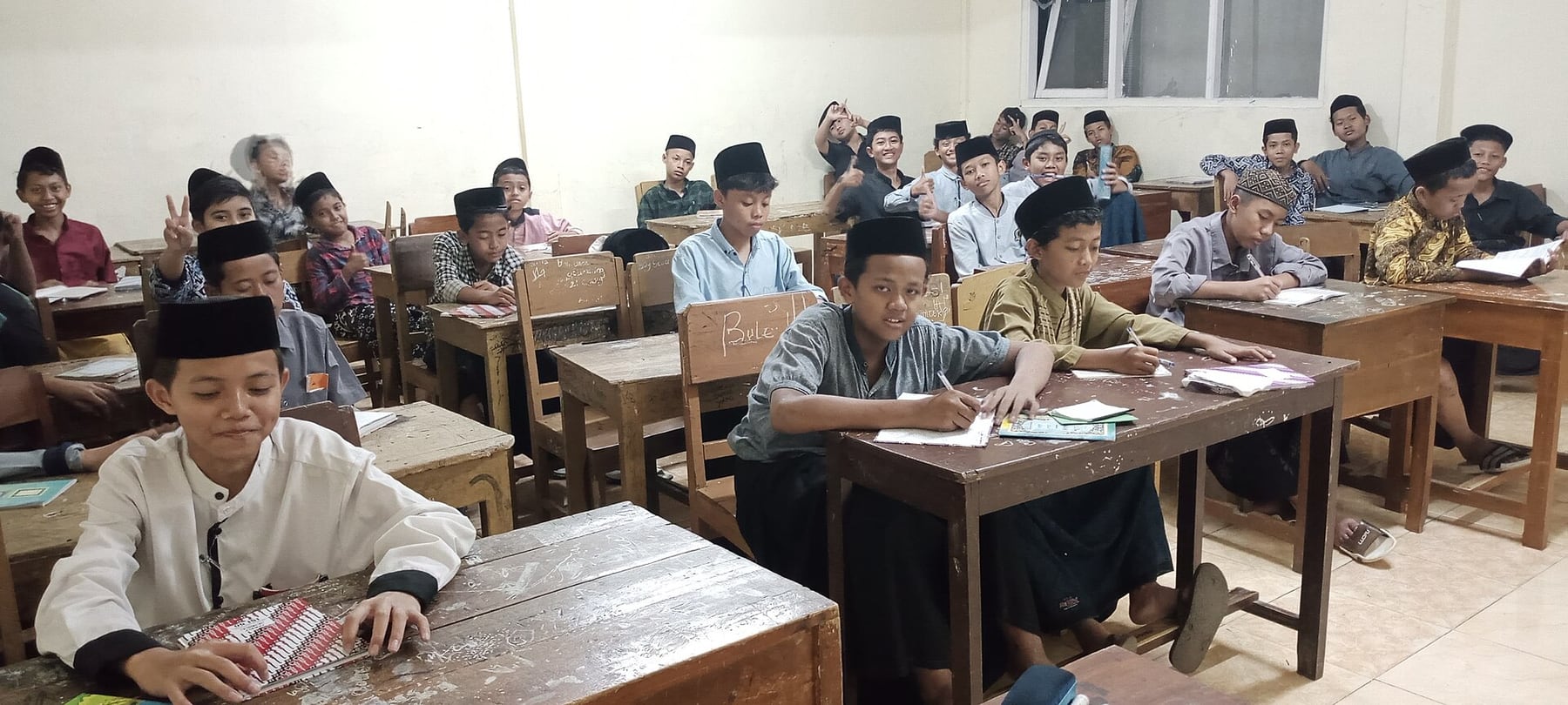 Foto penyampaian materi manasik haji